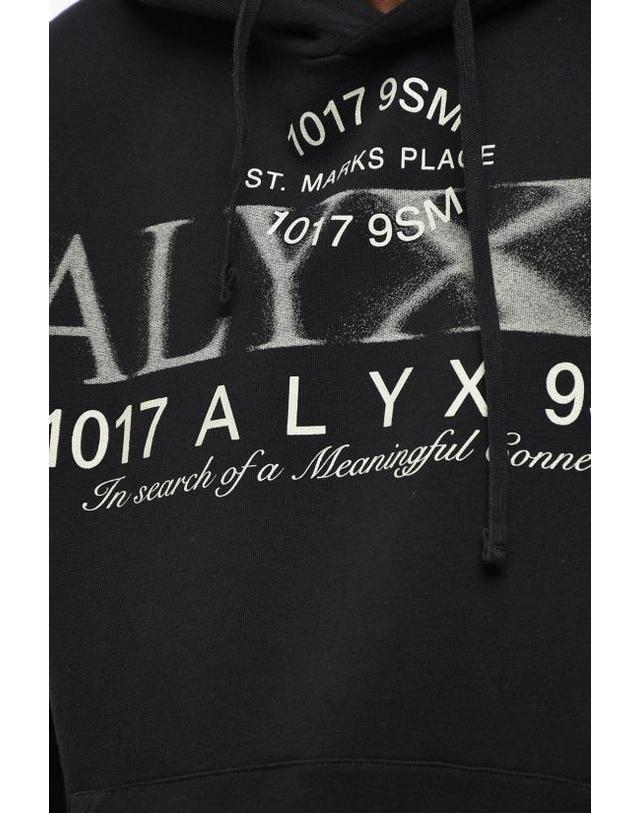 알릭스 [해외직구] 1017 알릭스 9SM 후드 티셔츠 AAUSW0175FA02 0 BLK0001 Black 착용컷