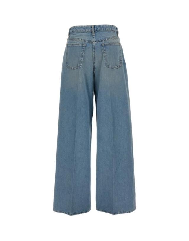 쓰리바이원 [해외직구] 26SS 3x1 데님 팬츠 31W43054DR1101ARTIC Blue 착용컷