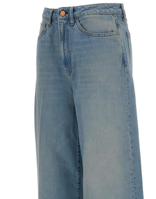 쓰리바이원 [해외직구] 26SS 3x1 데님 팬츠 31W43054DR1101ARTIC Blue 착용컷