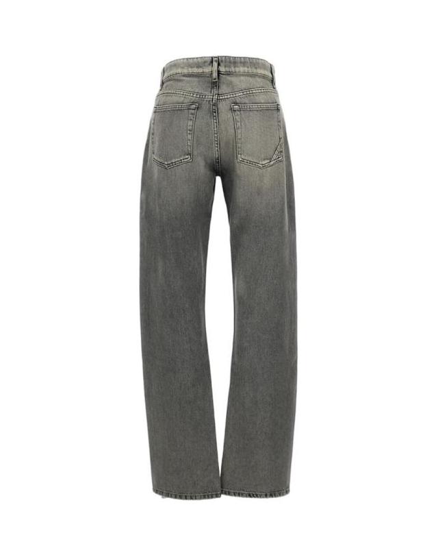 쓰리바이원 [해외직구] 25FW 3x1 데님 팬츠 31W22H37DR4978TEA Grey 착용컷