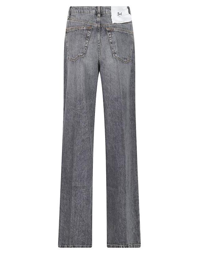 쓰리바이원 [해외직구] 26FW 3x1 데님 팬츠 FLIP JEAN STONE GREY 착용컷