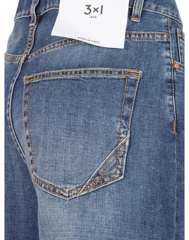 쓰리바이원 [해외직구] 26FW 3x1 데님 팬츠 MYLADY BALOON MARTIN DENIM 착용컷