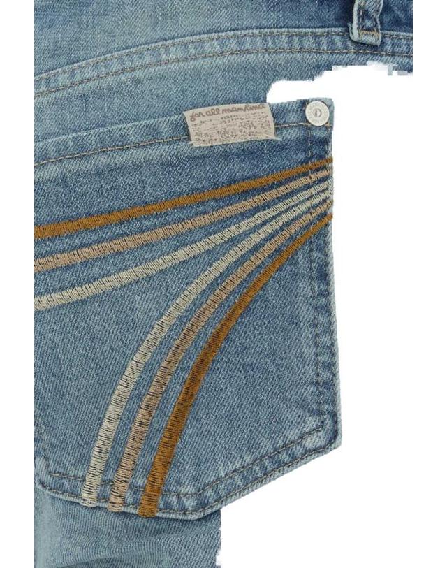 세븐 포 올 맨카인드 [해외직구] 26FW 세븐포올맨카인드 데님 팬츠 7U310K85 3BY BLUE 착용컷
