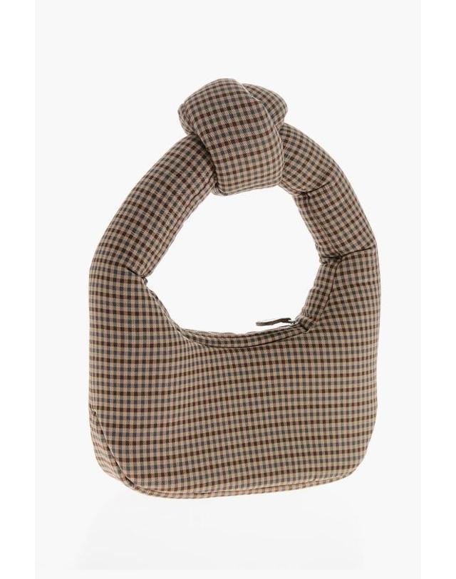 어웨이크모드 [해외직구] 어웨이크 모드 숄더백 AW22 PSS23 BG04 EIGEGINGHAM BROWN CHECK Beige 착용컷