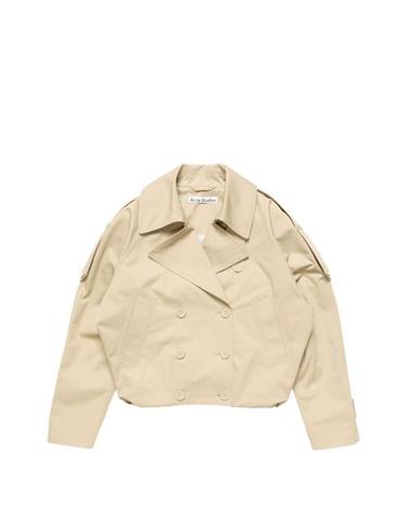 [해외직구] 26FW 아크네 스튜디오 퍼프 슬리브 트렌치 코트 A90734 BSI BEIGE