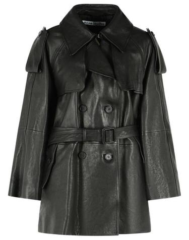 [해외직구] 26FW 아크네 스튜디오 가죽 자켓 A70240900 Black