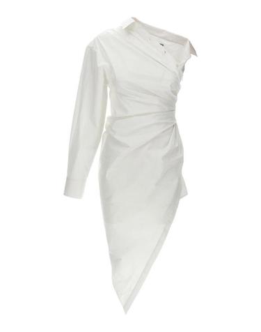 [해외직구] 24FW 알렉산더 왕 미디 원피스 1WC4246704100 White