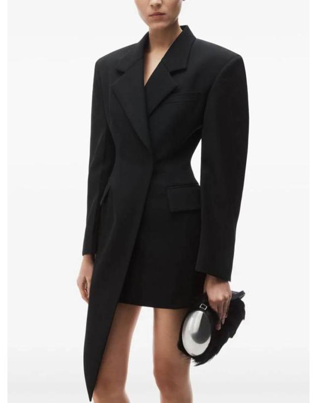알렉산더 왕 [해외직구] 24FW 알렉산더 왕 수트 자켓 1WC4246697001 Black 착용컷