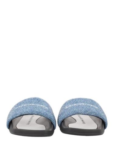 [해외직구] 26FW 알렉산더 왕 뮬 슬리퍼 30326S017 473 Blue