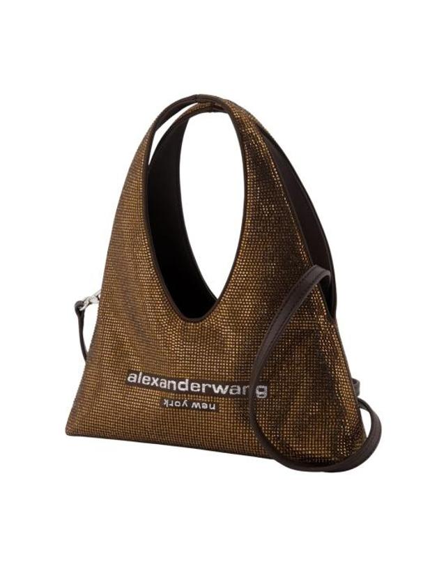 알렉산더 왕 [해외직구] 26FW 알렉산더 왕 토트백 WAN026301 BROWN 착용컷