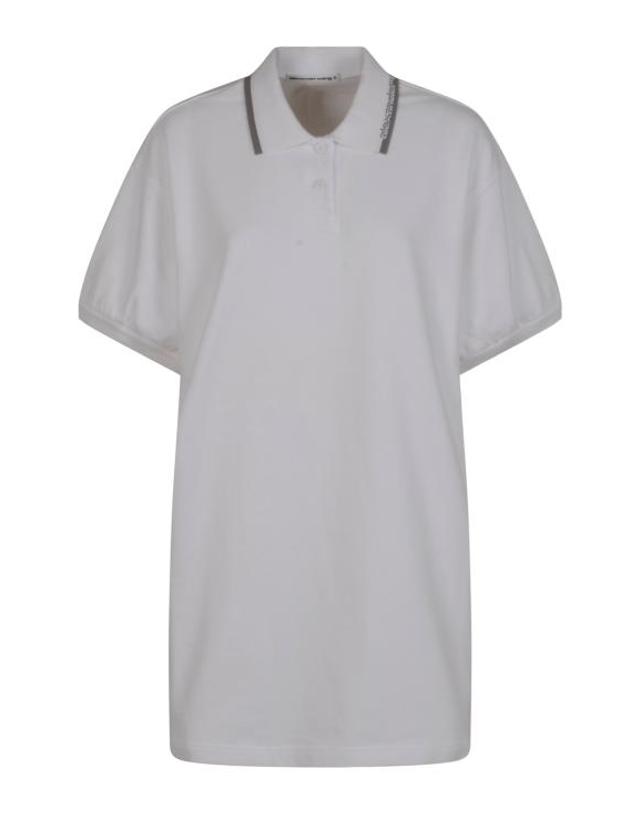 알렉산더 왕 [해외직구] 26SS 알렉산더 왕 숏 스커트 4CC1266902 100 White 착용컷