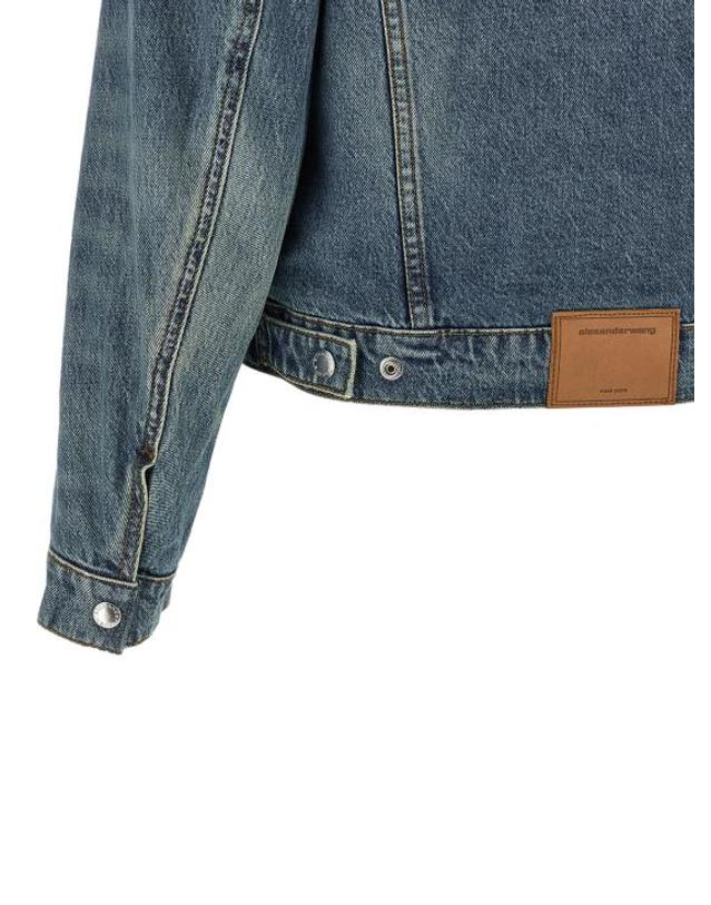 알렉산더 왕 [해외직구] 26FW 데님 X 알렉산더 왕 자켓 DE343051BM BLUE 착용컷