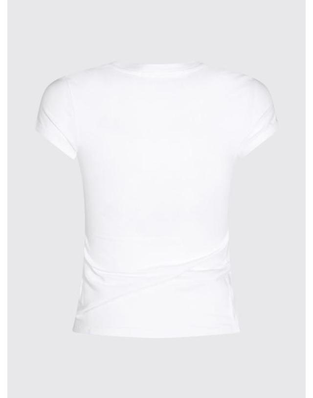 알렉산더 왕 [해외직구] 26FW 알렉산더 왕 반팔 티셔츠 1CC4261381 100 White 착용컷