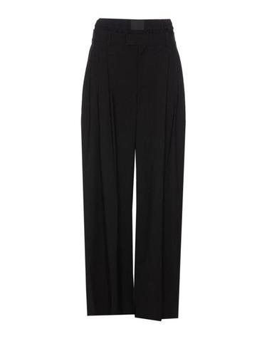 [해외직구] 25SS 알렉산더 왕 스트레이트 팬츠 1WC1254784001 Black
