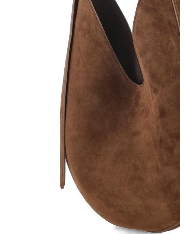 에스더 에크메 [해외직구] 26SS 에스더 에크메 숄더백 03COHO100 L24238 SUEDE COCOA 착용컷