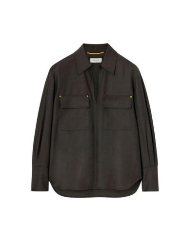 [해외직구] 26FW 아뇨나 셔츠 TD1202YU1142 E73 DARK GREEN