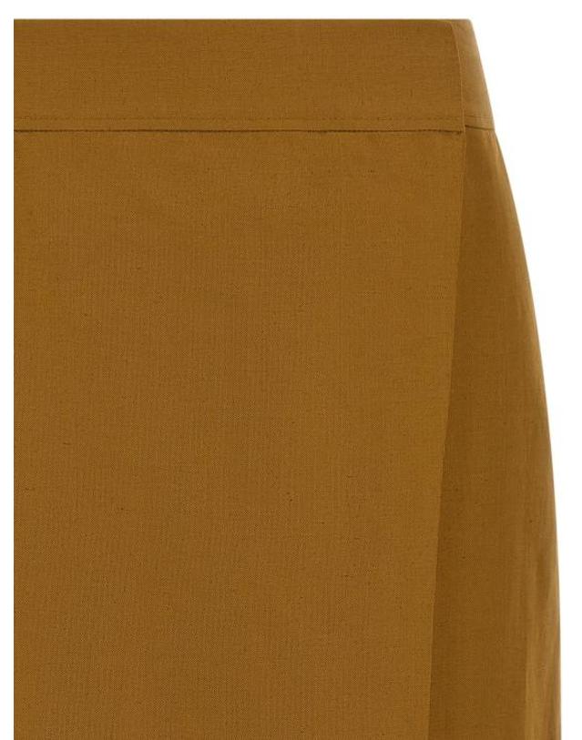 알베르토비아니 [해외직구] 알베르토비아니 스커트 LDAA861VI009117 BROWN 착용컷