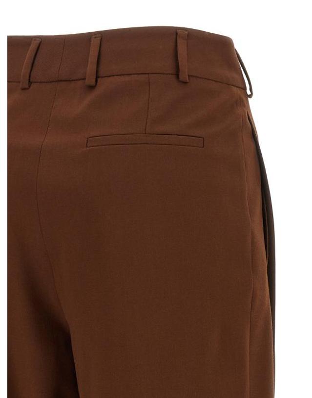 알베르토비아니 [해외직구] 26FW 알베르토비아니 스트레이트 팬츠 CC862W0024165 Brown 착용컷