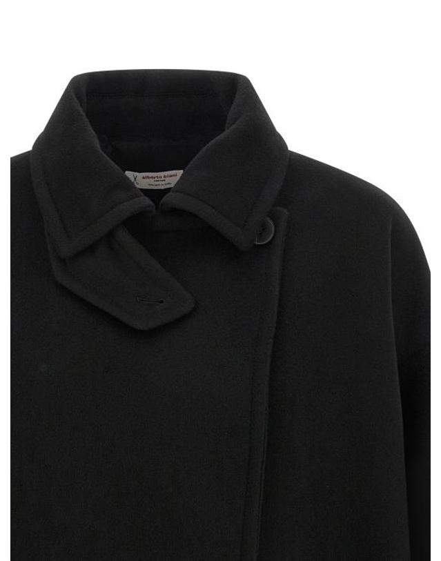 알베르토비아니 [해외직구] 알베르토비아니 코트 LDPP891W003990 BLACK 착용컷
