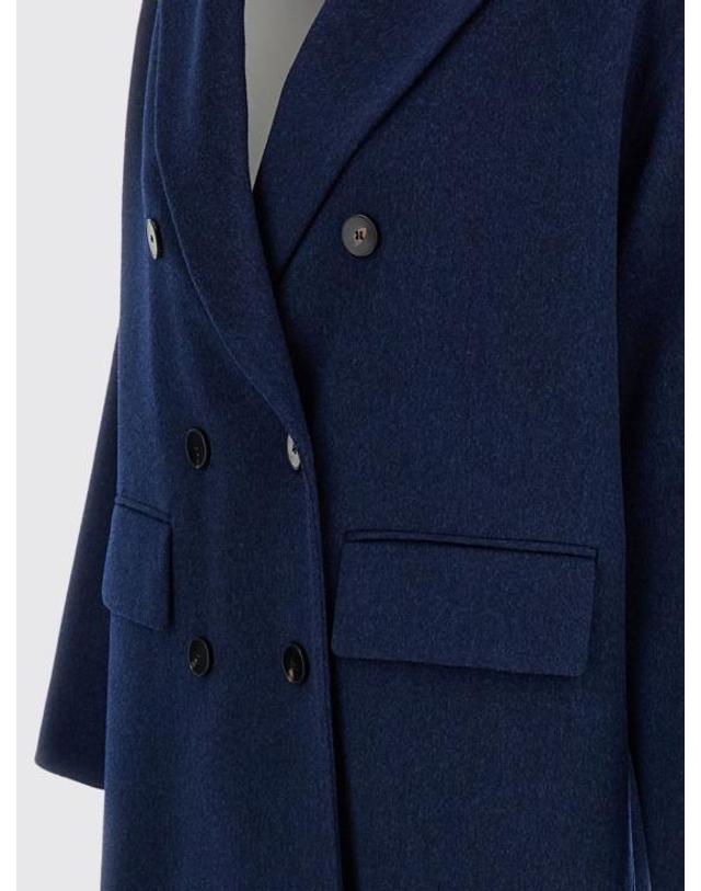 알베르토비아니 [해외직구] 26FW 알베르토비아니 코트 OO809WO0039 82 Blue 착용컷