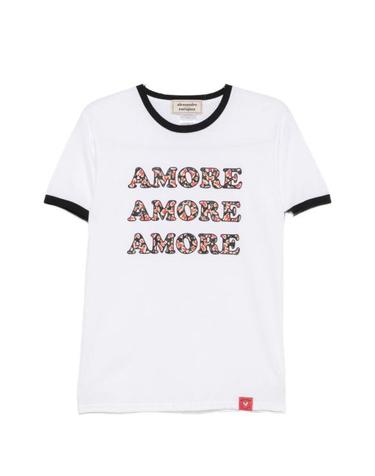 [해외직구] 알레산드로 엔리케즈 탑 TS109COWHITE BLACK AI26