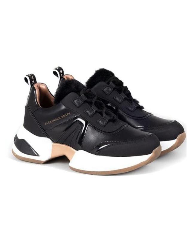 알렉산더 스미스 [해외직구] 24FW 알렉산더 스미스 스니커즈 MBW 1119 BLK Black 착용컷