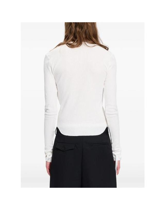 앤 드뮐미스터 [해외직구] 26FW 앤 드뮐미스터 탑 B0014466 FA766 002 WHITE 착용컷