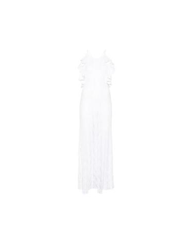 [해외직구] 26SS 안토니오발렌티 롱 원피스 9211AV GUINEA 01 WHITE