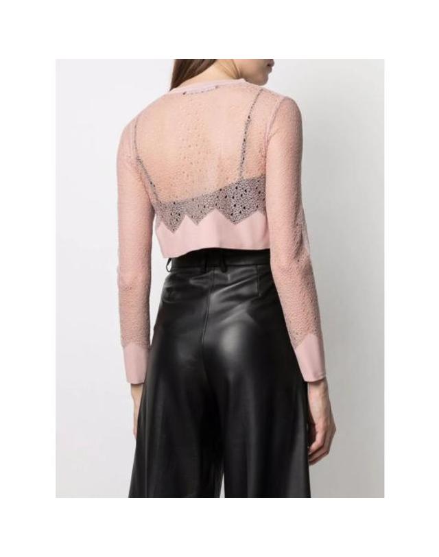 안토니노 발렌티 [해외직구] 26SS 안토니오발렌티 긴팔 티셔츠 1251MAV21S LUCE 152 PINK 착용컷