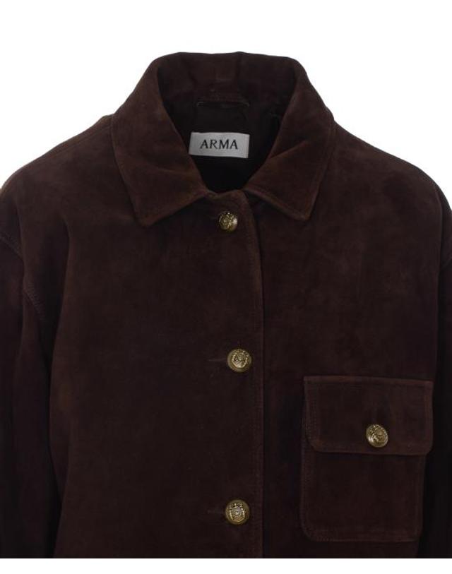 아르마 [해외직구] 26FW 아르마 수트 자켓 008L266047 02 CHARCOAL BROWN 착용컷