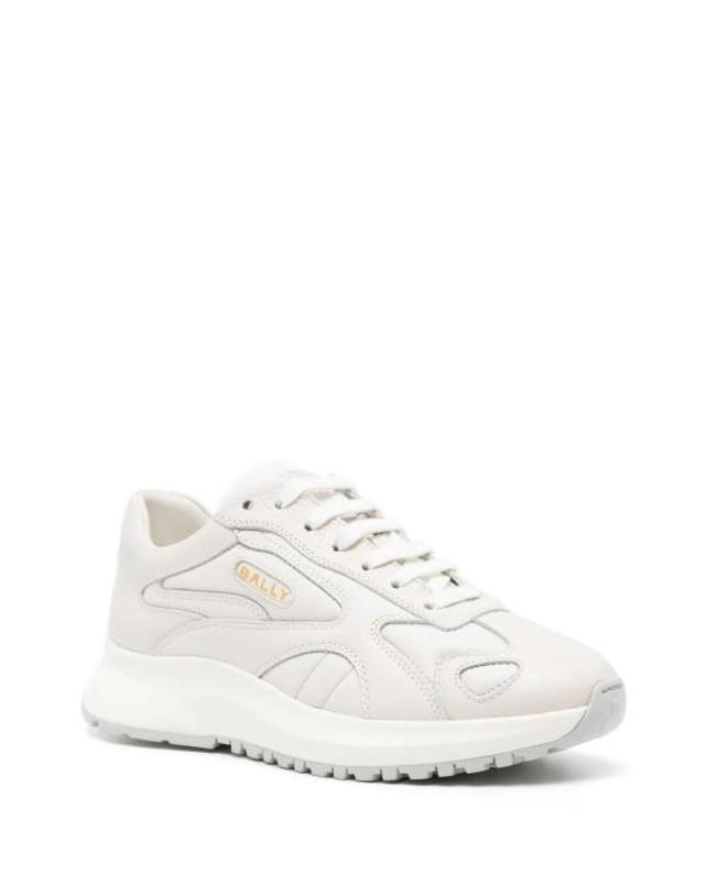 발리 [해외직구] 24FW 발리 스니커즈 MSK09UVT594U001 WHITE 착용컷