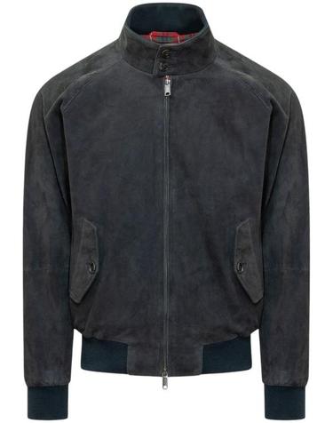 [해외직구] 26FW 바라쿠타 G9 스웨이드 자켓 BRCPS0939 309 NAVY