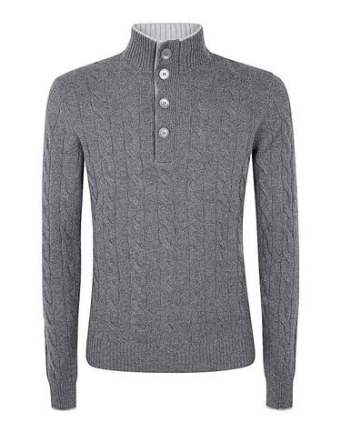 [해외직구] 24FW 발바 긴팔 티셔츠 KNITWEAR19672235510098 Grey