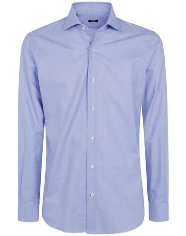 [해외직구] 26FW 발바 긴팔 셔츠 I1U13P0157012U 0002 BLUE