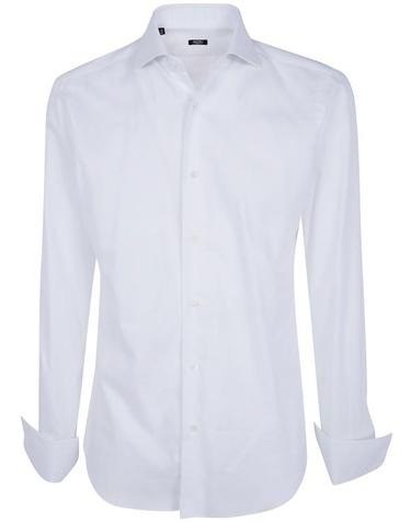 [해외직구] 26FW 발바 긴팔 셔츠 I1U13P0357094U 0001 WHITE
