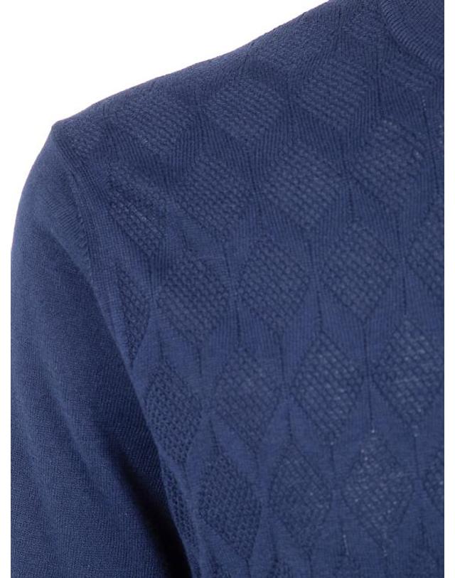 바르바 [해외직구] 26SS 발바 스웨터 TSHIRT PR 5000 BLUE 착용컷