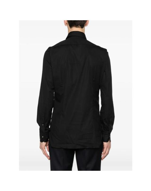 바르바 [해외직구] 26FW 발바 긴팔 셔츠 PZ2708 0001 BLACK 착용컷