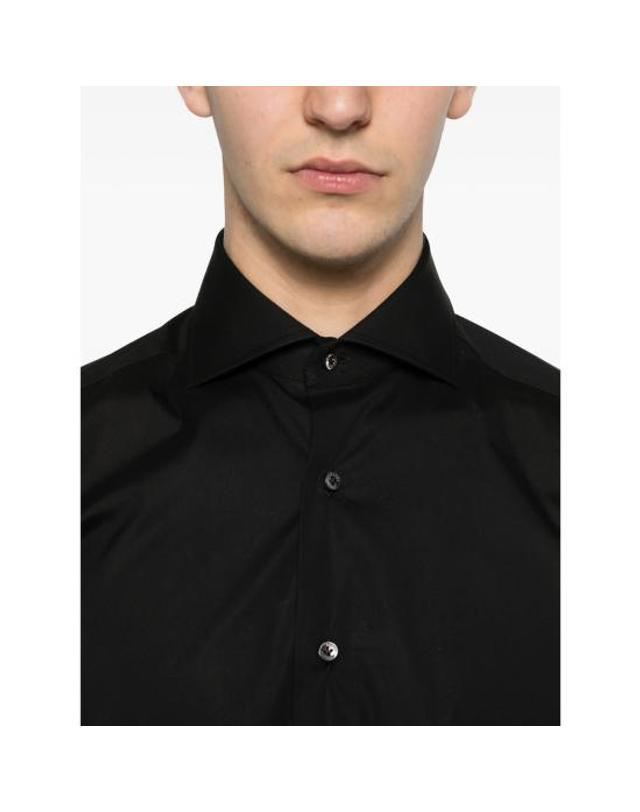 바르바 [해외직구] 26FW 발바 긴팔 셔츠 PZ2708 0001 BLACK 착용컷