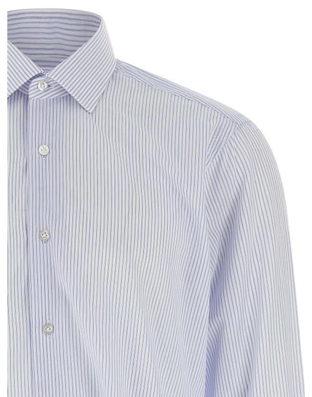 바르바 [해외직구] 발바 셔츠 LDI1U12P0150008U0001 LIGHT BLUE 착용컷