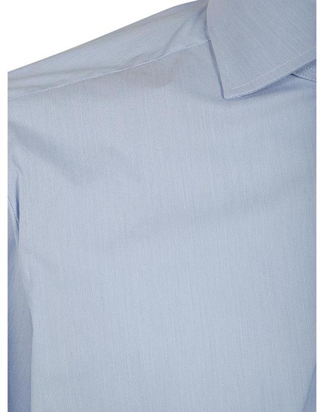 바르바 [해외직구] 24SS 발바 긴팔 셔츠 I1U13P0140130U 0002 BLUE 착용컷
