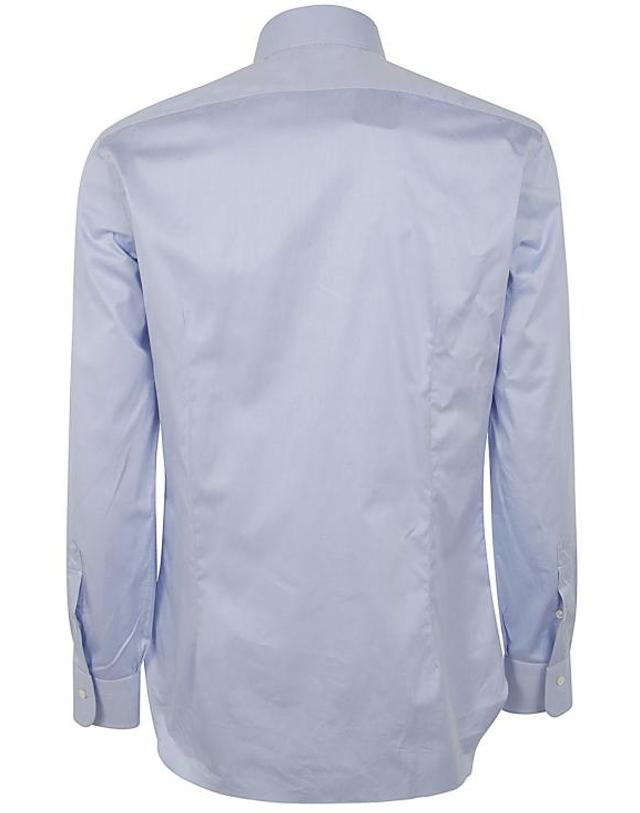 바르바 [해외직구] 24SS 발바 긴팔 셔츠 I1U13P0140111U 0003 BLUE 착용컷