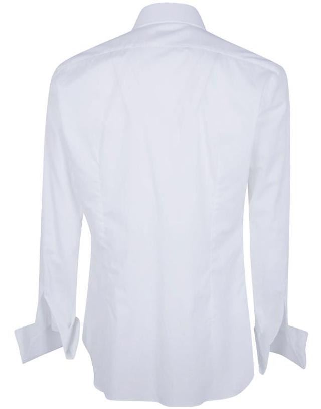 바르바 [해외직구] 26FW 발바 긴팔 셔츠 I1U13P0357094U 0001 WHITE 착용컷