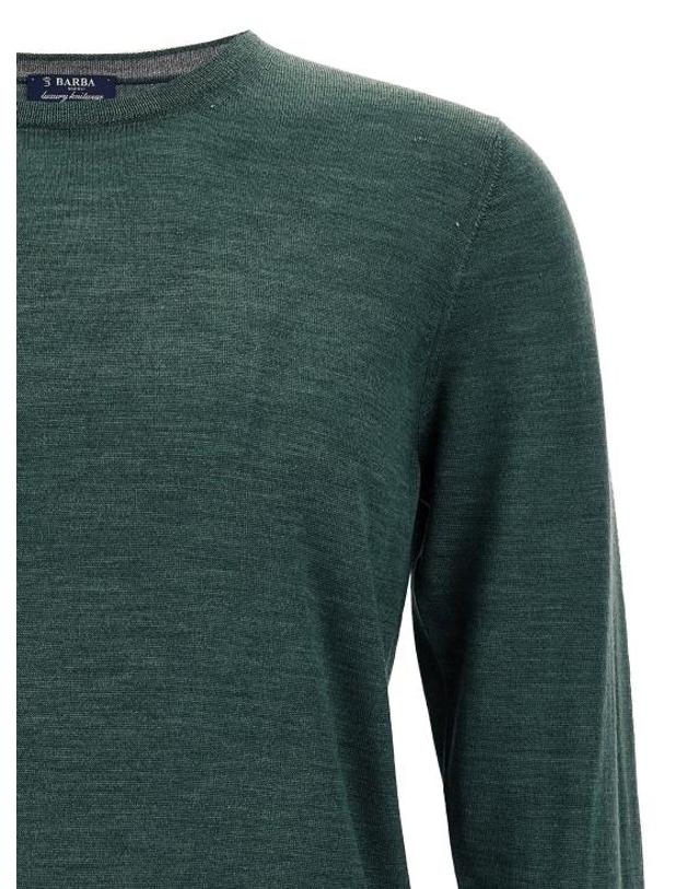 바르바 [해외직구] 발바 스웨터 LD13190575670475 GREEN 착용컷