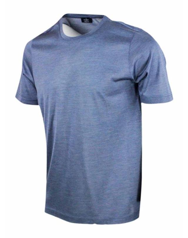 바르바 [해외직구] 26SS 발바 반팔 티셔츠 6052373711567 Light Blue 착용컷
