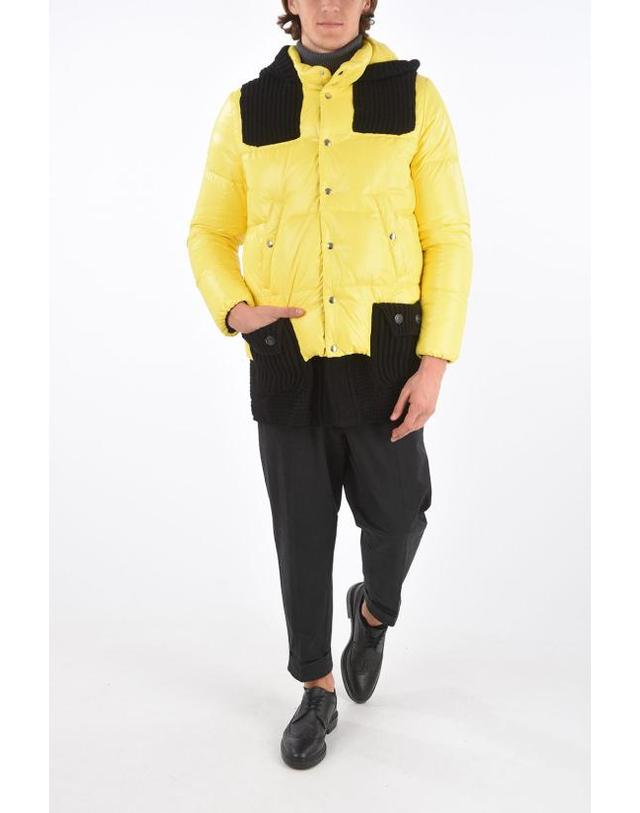 바크 [해외직구] 바크 숏패딩 BBR010 101 Yellow 착용컷