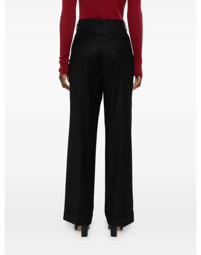 베르위치 [해외직구] 25FW 베르위치 스트레이트 팬츠 SIMONADR1483BLACK Black 착용컷