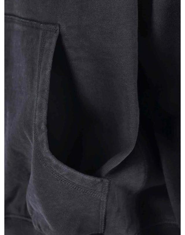 빌리어네어 [해외직구] 25FW 빌리어네어 후드 티셔츠 B25350WASHEDBLACK Black 착용컷