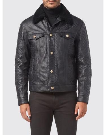 [해외직구] 26FW 빌리어네어 가죽 자켓 O20CMLB1228BLE075P 0291 Black