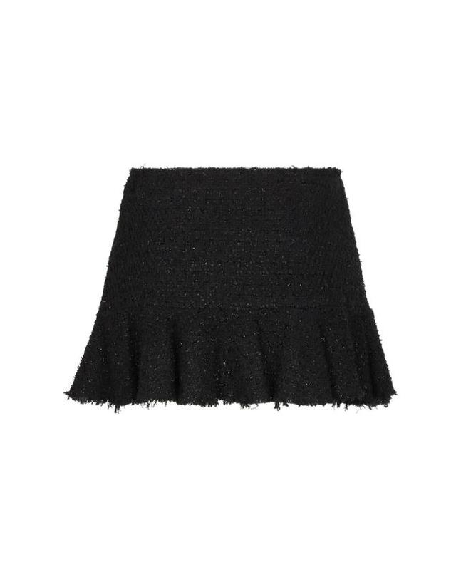 블루마린 [해외직구] 23SS 블루마린 숏 스커트 P322G119A N0990 black 착용컷