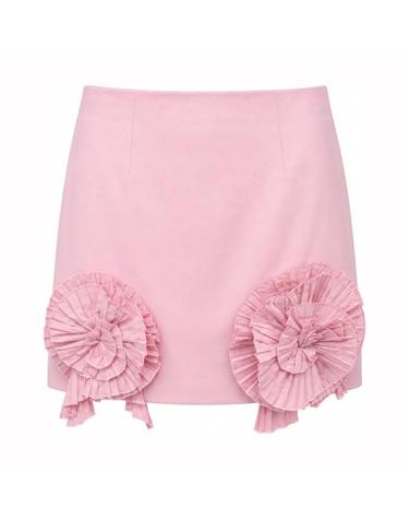 [해외직구] 26FW 블루마린 미디 스커트 RF6050T8864 62126 AZALEA PINK
